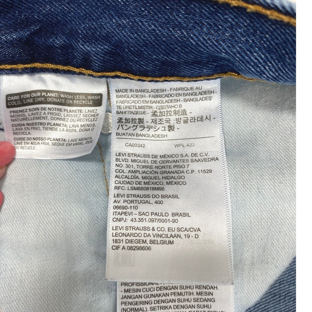 Levis 550 Straight Leg Jeans Mens Size 36 x 32.5 Blue Medium Wash Denim‎ Pants - Picture 5 of 12